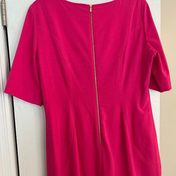 Tahari Arthur S. Levine pink dress, size 14 - Picture 4 of 5